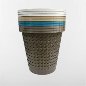 Кошик для паперу (кольоровий) - Бежевий